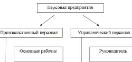 Состав и структура кадров предприятия Классификация, состав и структура кадров предприятия